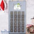 The Snowman Advent Calendar In Silver Grey